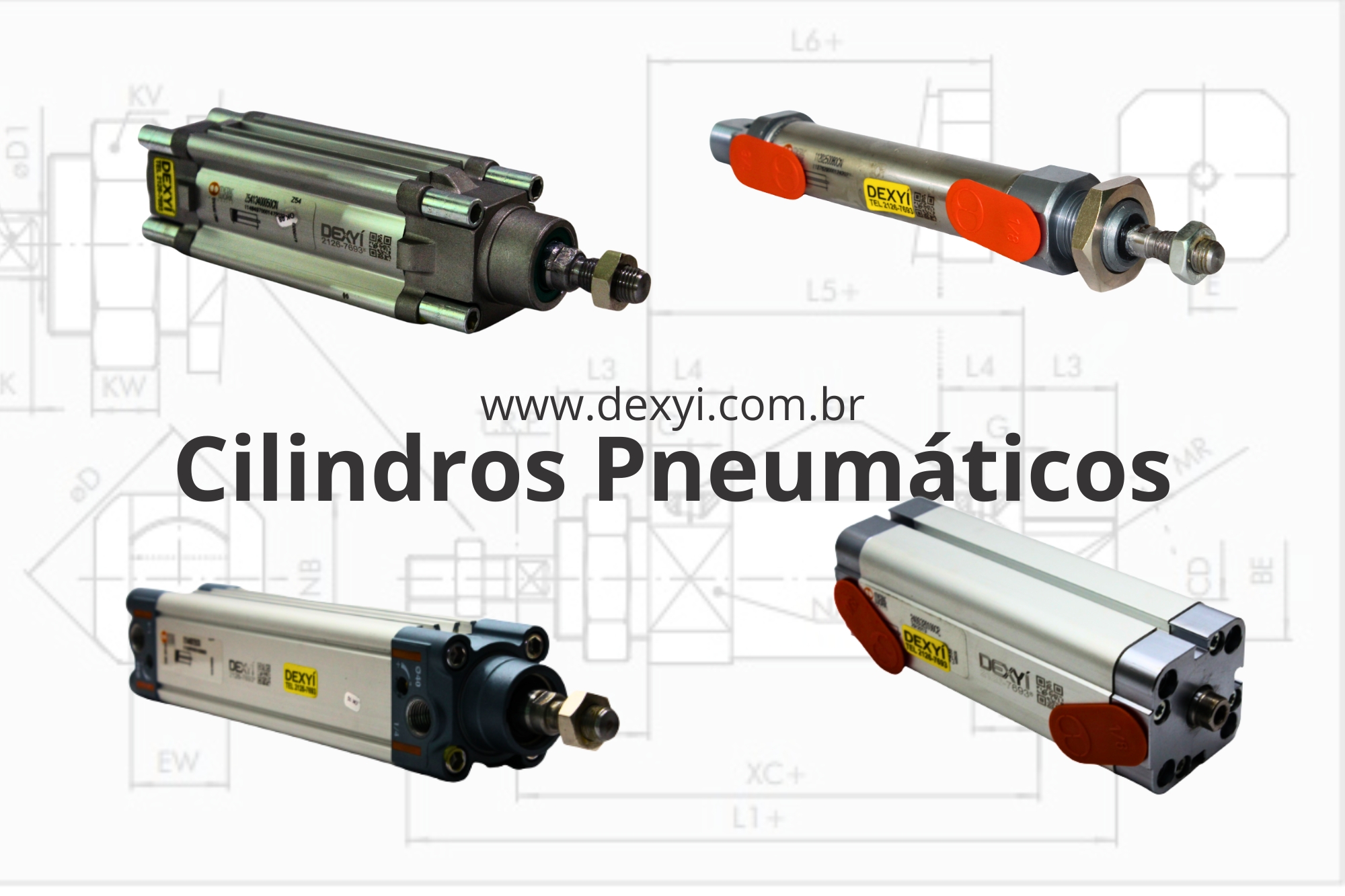 cilindros pneumáticos